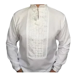 Men’s hand-embroidered vyshyvanka. Sviatkova 1