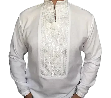 Men’s hand-embroidered vyshyvanka. Sviatkova 1
