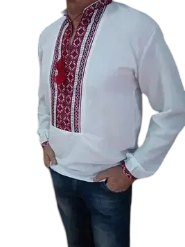 Men’s hand-embroidered vyshyvanka. Paseka 1