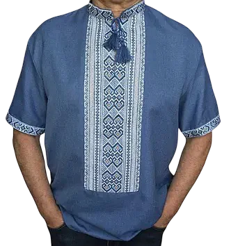 Men’s hand-embroidered vyshyvanka. Nebo
