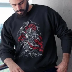 Sweat shirt avec le dieu Perun