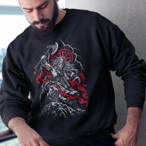 Sweatshirt with the God Perun Sweatshirt with the God Perun