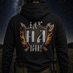Sudadera con capucha Je viens a vous