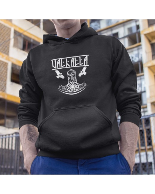 Buy a warm hoodie with God Perun