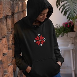 Buy a warm ethnic cross hoodie