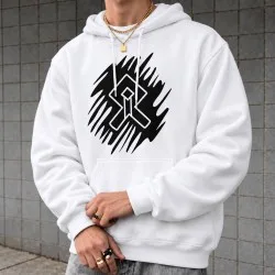 Rune Odal (family protection) print hoodie