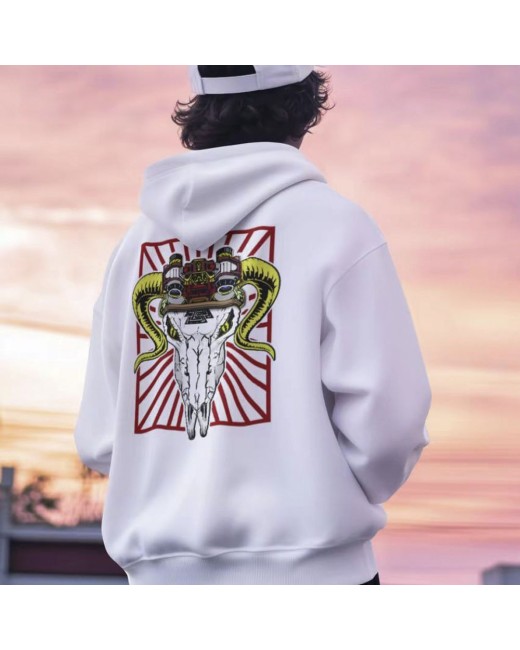 Hoodie with Anti terror print
