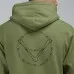 Hoodie mit dem Print des Gottes Veles