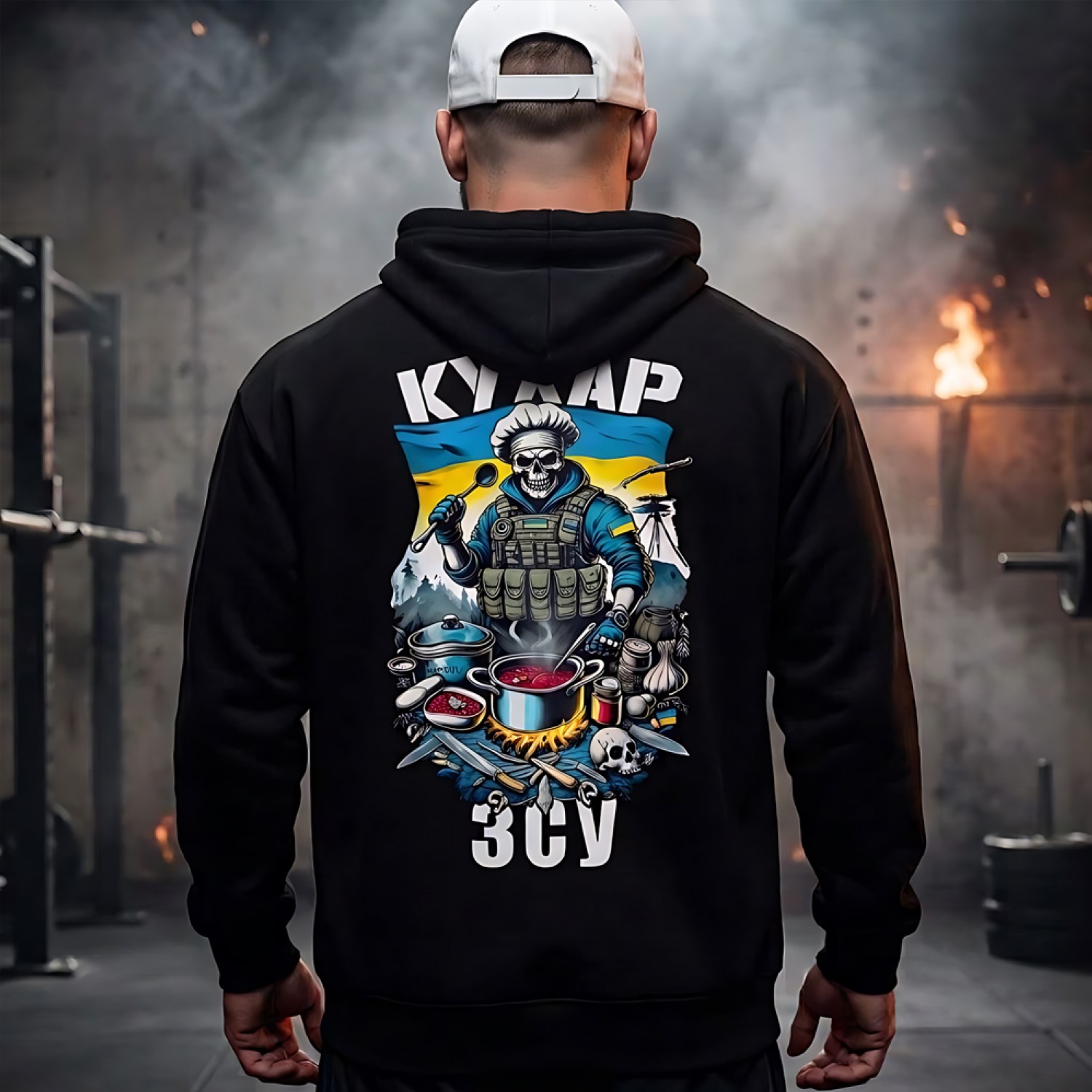 Hoodie Feldkoch der Streitkräfte der Ukraine – stilvolle Wahl für Patrioten