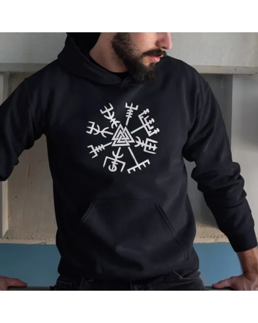 Warm Valknut hoodie