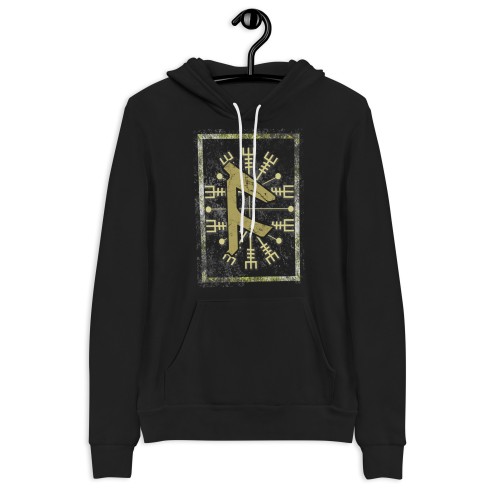 Sudadera con capucha con estampado Rune Fehu