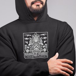 Buy a warm hoodie with the god Veles