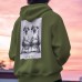 Sudadera con capucha con estampado d oies Sudadera con capucha con estampado d oies