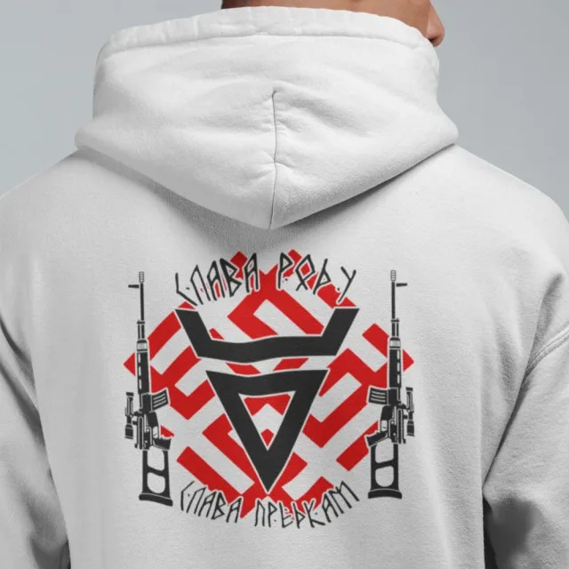 Hoodie mit dem Gott Veles