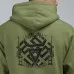 Hoodie mit dem Gott Veles
