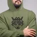 Hoodie mit dem Gott Veles