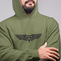 Buy a warm Slavic hoodie with God Veles