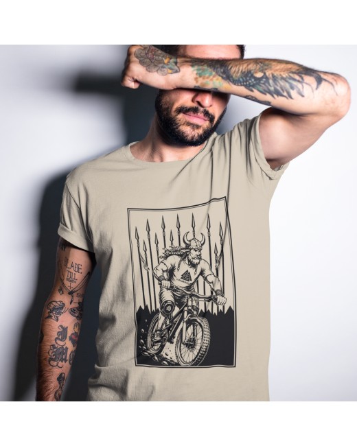 Viking with a Bike T-Shirt