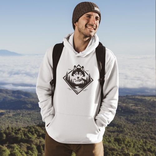 Hoodie Loup Hoodie Loup