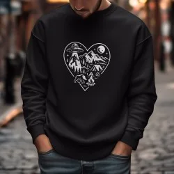 Sweatshirt Herz der Reisen