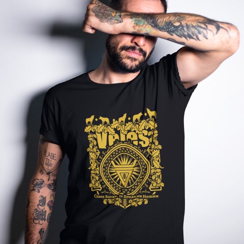 T-Shirt mit maliunkom Gott Veles