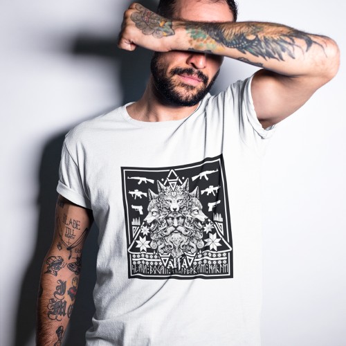 Buy a tactical T-shirt with the god Veles
