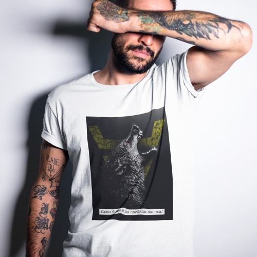 Camiseta con Lobo Veles Camiseta con Lobo Veles