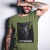 Camiseta con Lobo Veles Camiseta con Lobo Veles