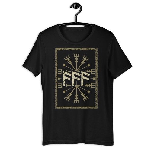 T-shirt with Fehu runes