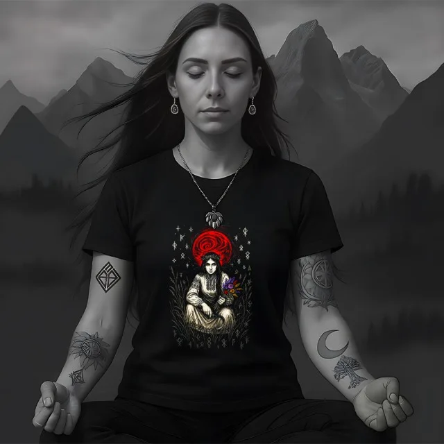 Ukrainisches Hexen-T-Shirt