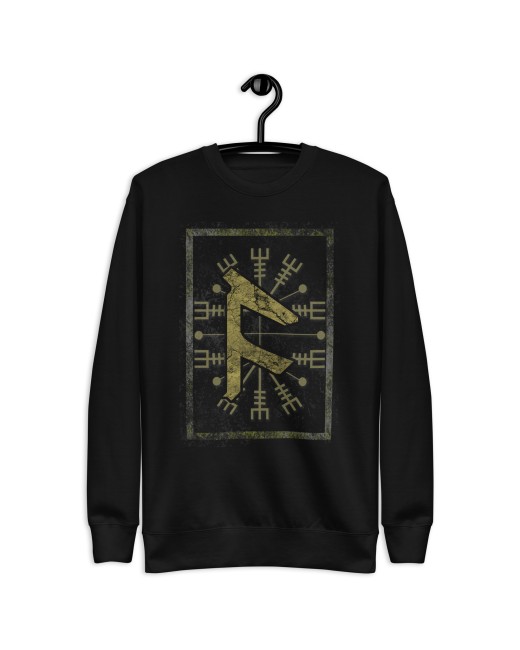 Runa Fehu print sweatshirt