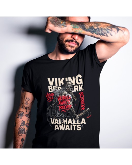 Футболка The Vikings з принтом вікінга