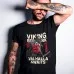 Viking Berserker T Shirt with Axe Graphic Viking Berserker T Shirt with Axe Graphic