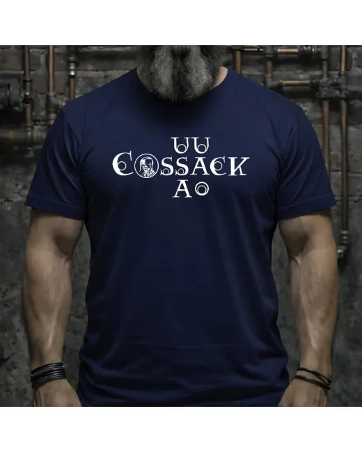 Cossack T Shirt with Ukrainian Print