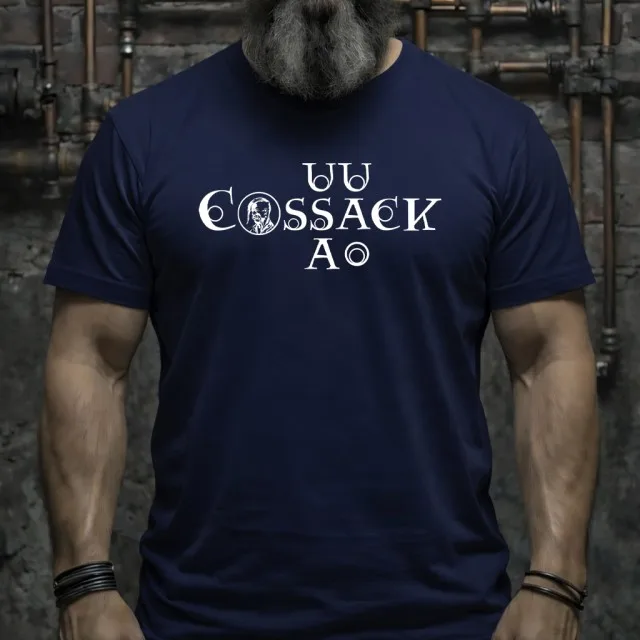 Cossack T skjorte med ukrainsk motiv