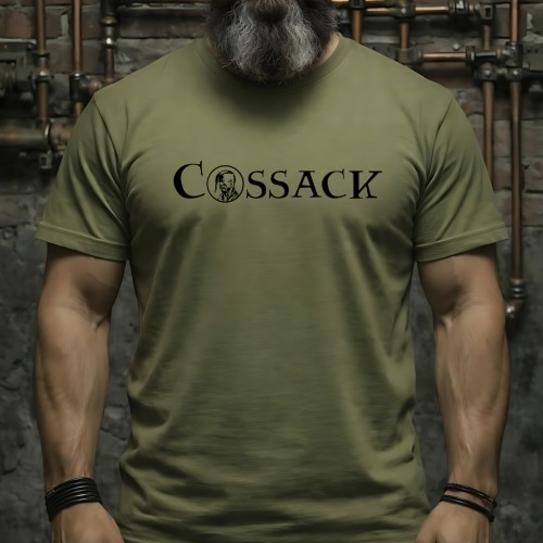 Cossack T skjorte med ukrainsk kosakkmotiv Cossack T skjorte med ukrainsk kosakkmotiv