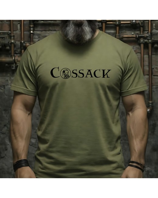 Cossack T Shirt with Ukrainian Cossack Graphic