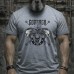 Buy a t-shirt with a Cossack skull Buy a t-shirt with a Cossack skull