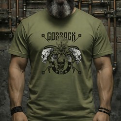 Buy a t-shirt with a Cossack skull