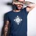 T-Shirt Slovianskyi kompas mit Alatyr