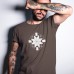 T-Shirt Slovianskyi kompas mit Alatyr