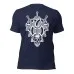 T-shirt avec hache et crane (Hache de Perun)