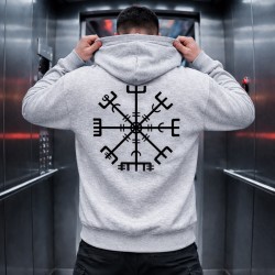 Hoodie avec compas scandinave