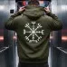 Hoodie with Scandinavian compass Hoodie with Scandinavian compass