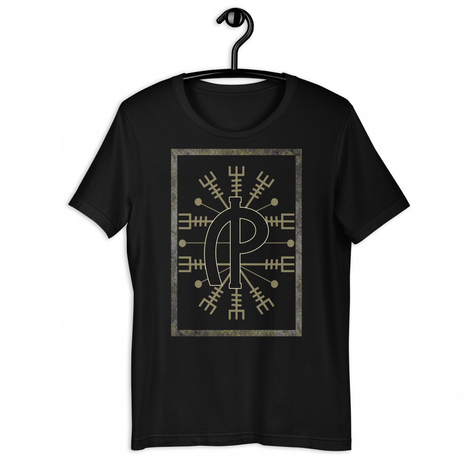 Buy a t-shirt with "Living Protection" runes