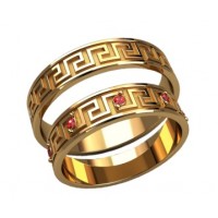 Серебряный обручальные кольца