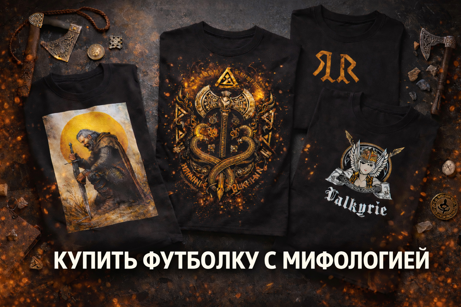 Купить футболку с мифологией