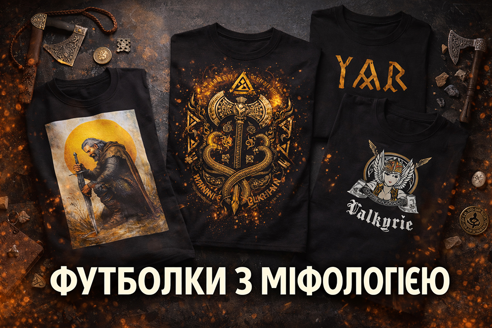 Купити футболку з міфологією