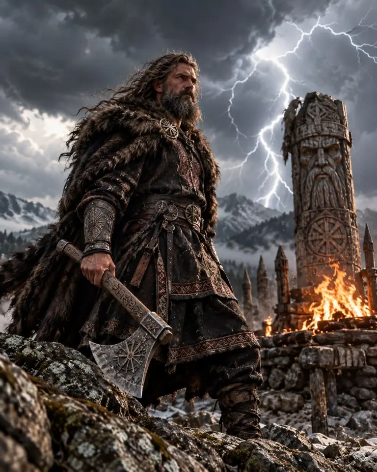 Perun in Slavic Tradition: God of Thunder, Strength, and Unbreakable Will