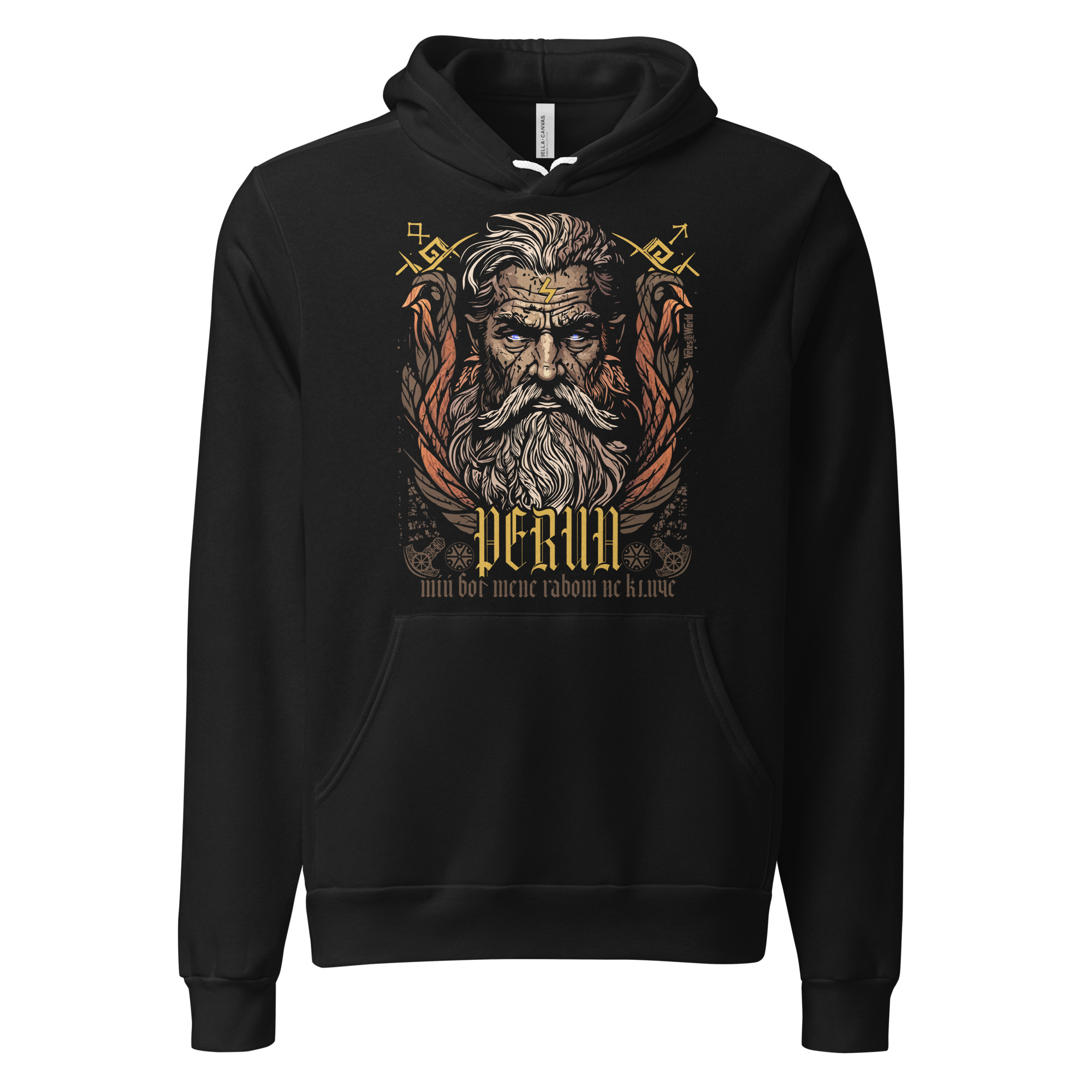 Buy a warm Slavic hoodie with God Perun Buy a warm Slavic hoodie with God Perun
